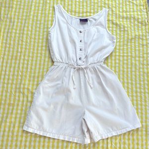 Vintage cotton tank romper